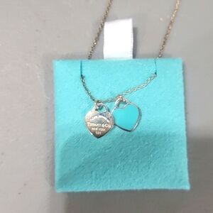 Tiffany and Co heart necklace, original packaging, never worn